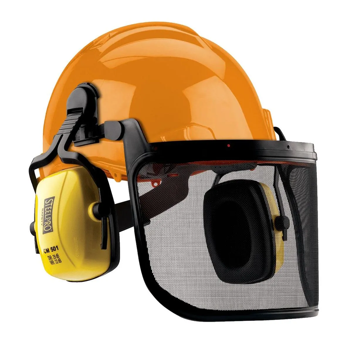 Casco Motosierrista C/Visor Malla Evo III