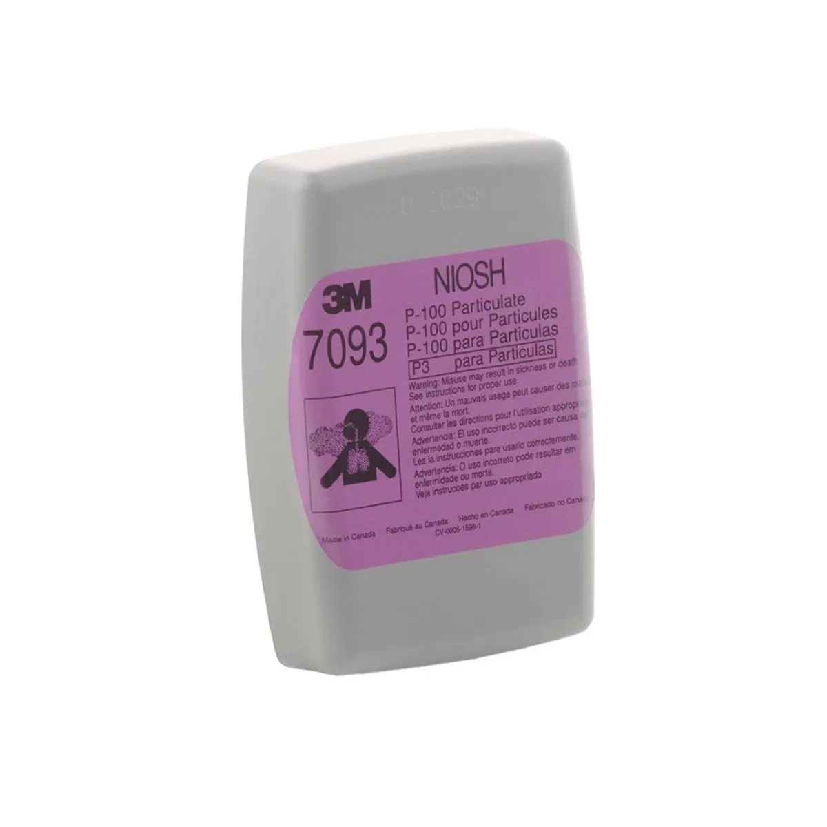 Filtro 3M 7093 Sólo Partículas P100 (Par)