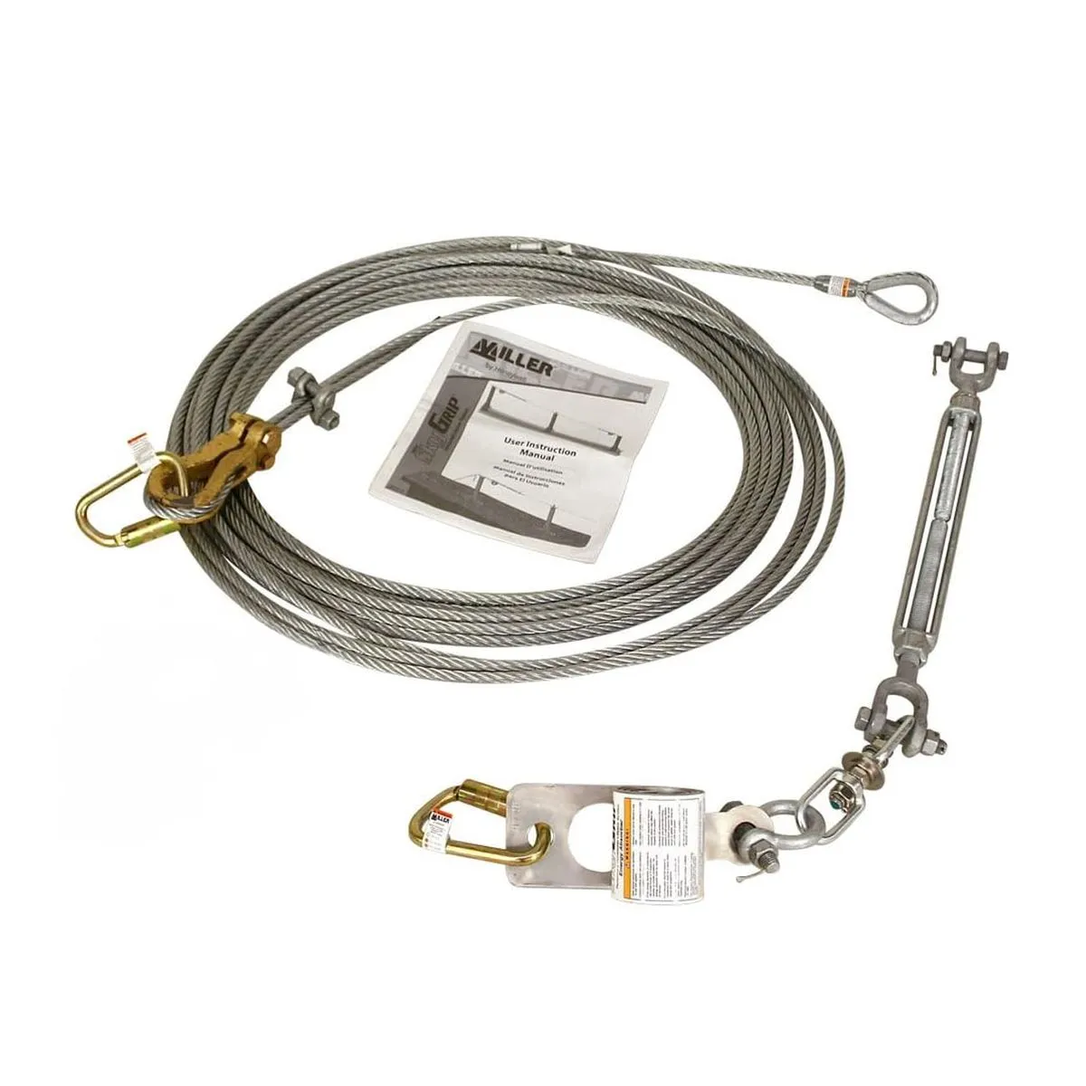 Línea de Vida Horizontal Temporal Honeywell Cable Acero 18m